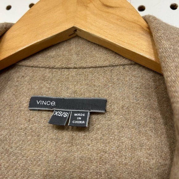 Vince Wool Plaid Cape - Picture 5 of 7